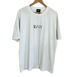 R.A.D RAD Desert Heat Tee Shirt L White Short Sleeve Crew Neck Made In USA